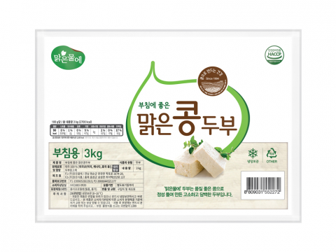 맑은콩두부 부침용 3kg