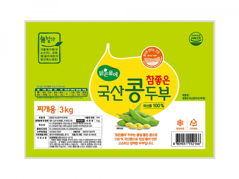 참좋은 국산콩두부 찌개용 3kg