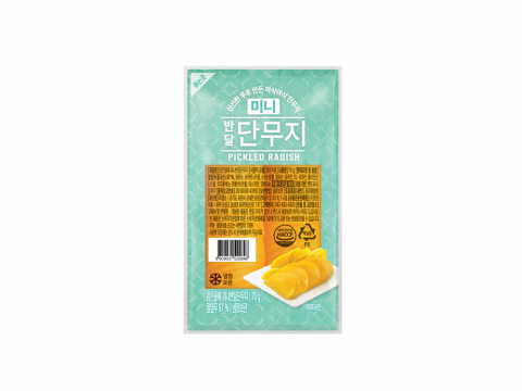 미니 반달 단무지 70g