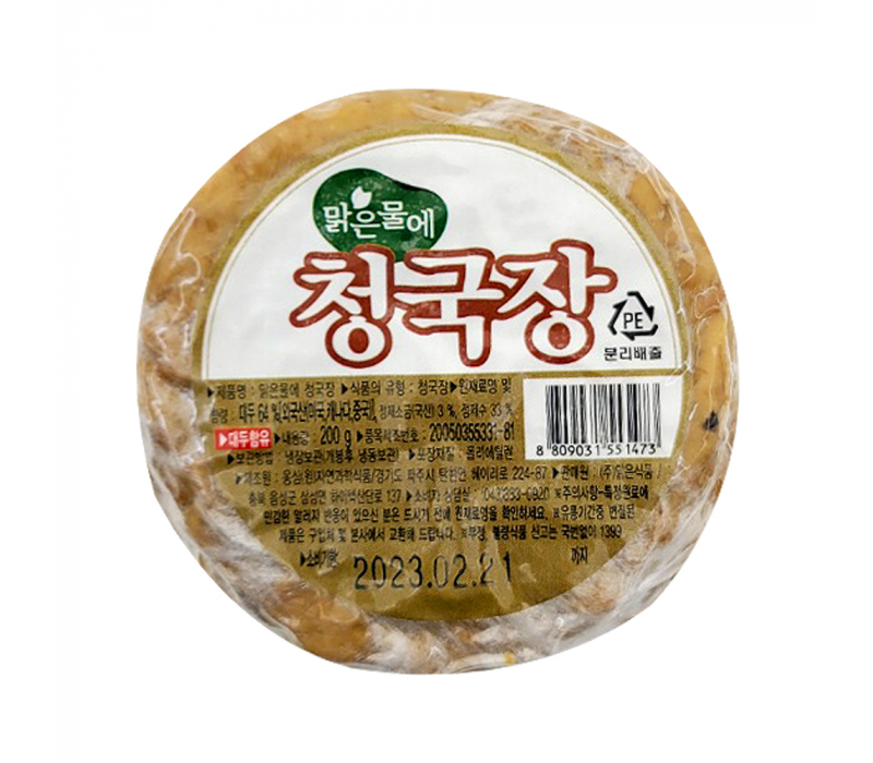 맑은물에 청국장 200g