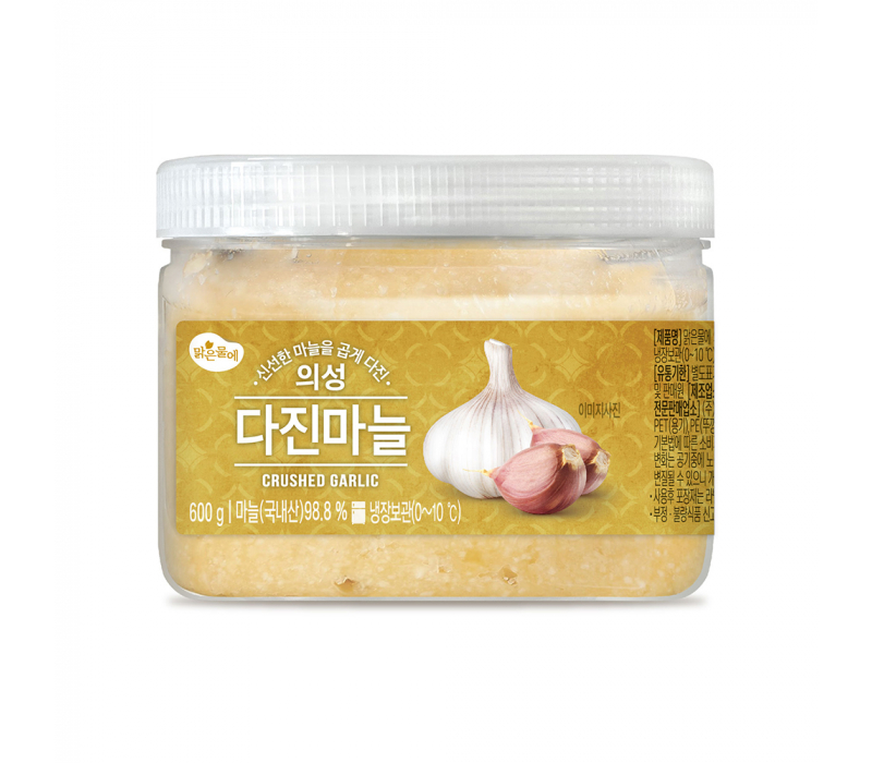 맑은물에 의성 다진마늘 600g