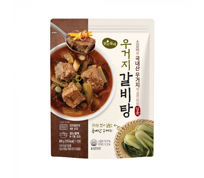 맑은물에 우거지갈비탕 600g