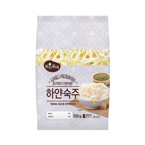 맑은물에 요리하기 편리한 하얀숙주 500g