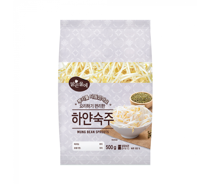 맑은물에 요리하기 편리한 하얀숙주 500g