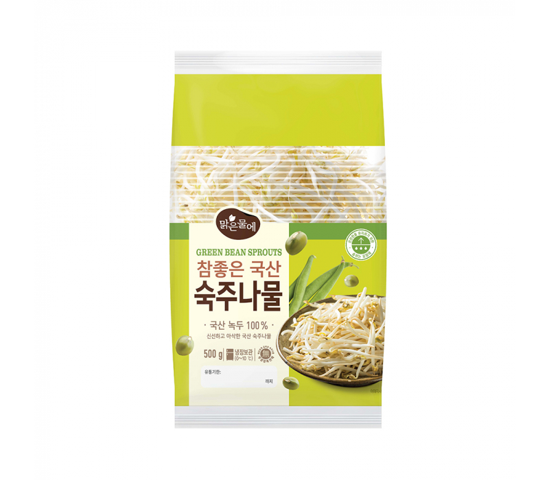 맑은물에 참좋은 국산 숙주나물 500g