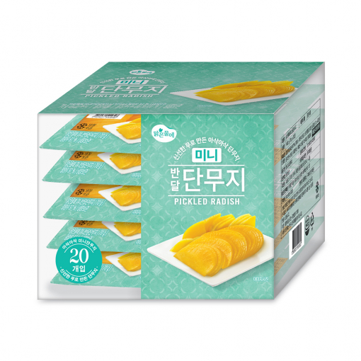 맑은물에 미니 반달 단무지 70gx20개