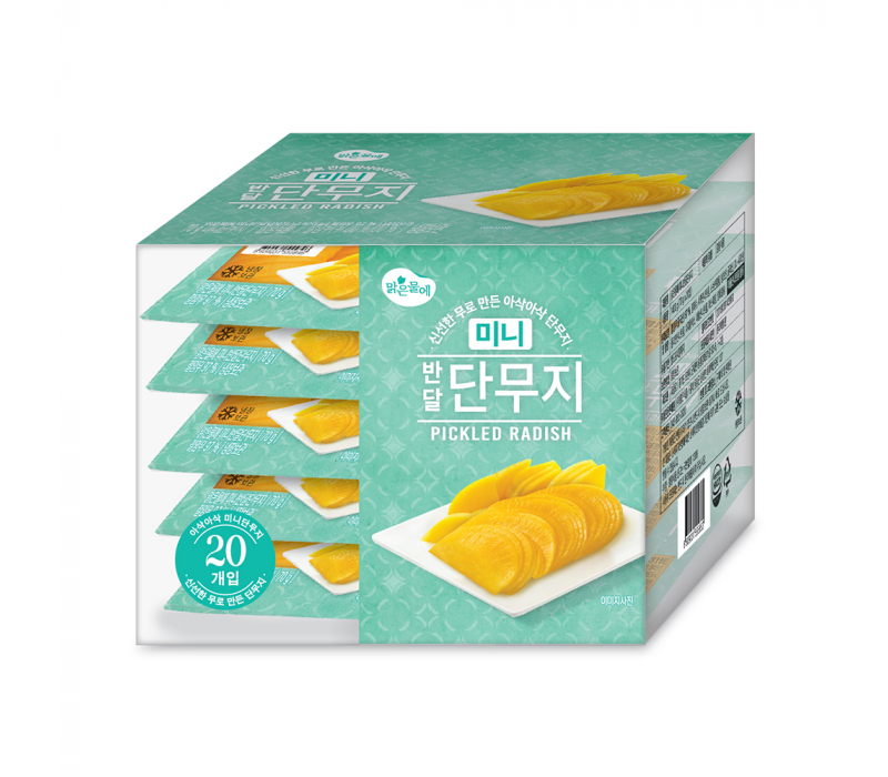 맑은물에 미니 반달 단무지 70gx20개