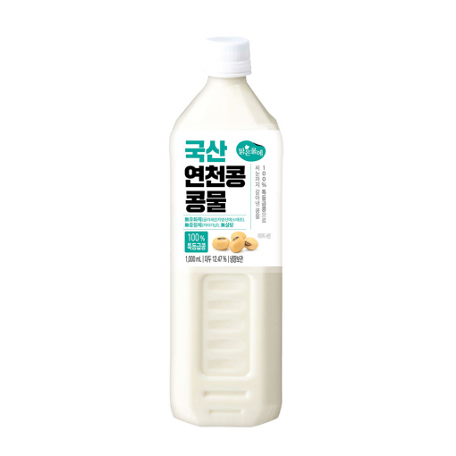 맑은물에 100% 특등급콩 국산 연천콩 콩물 1000ml