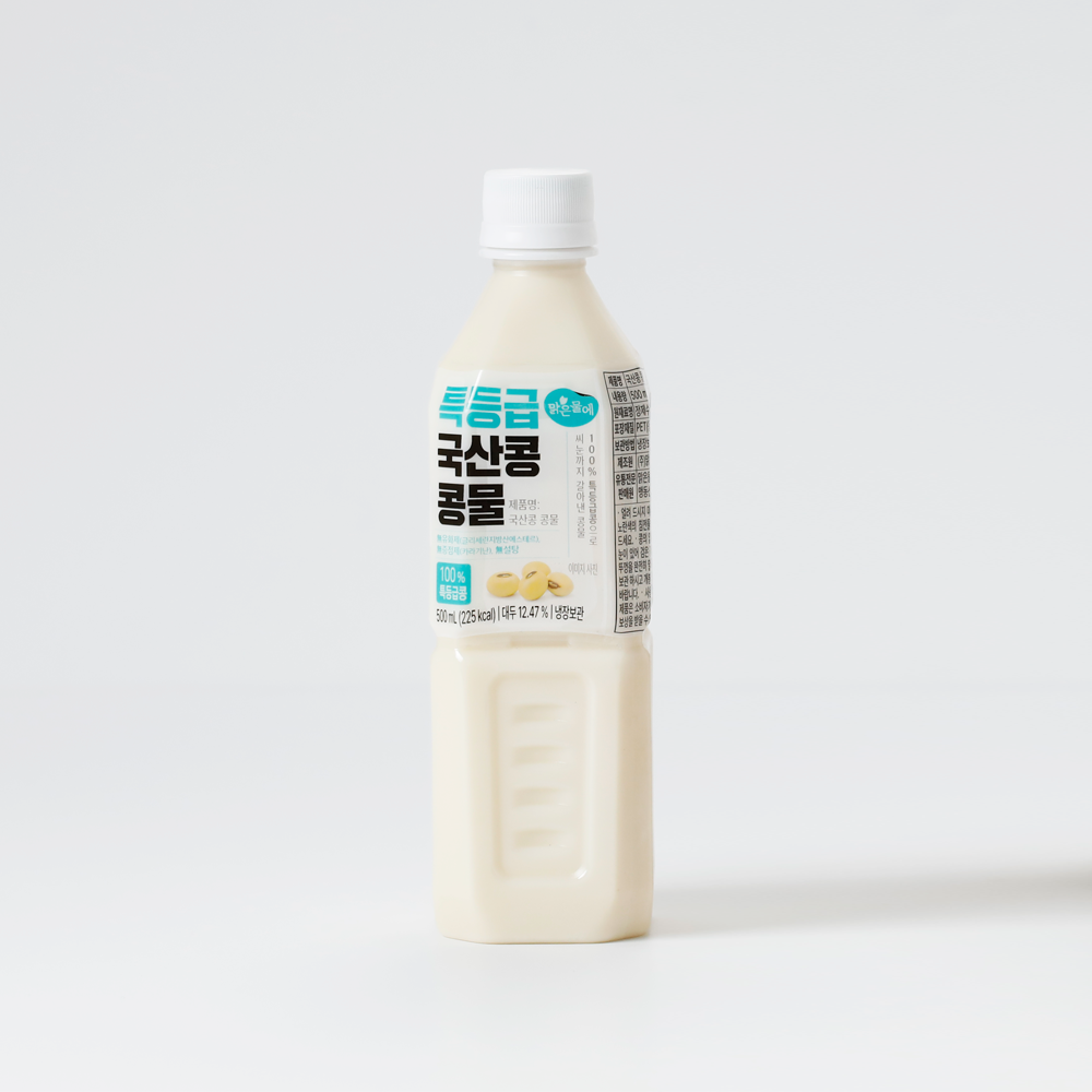 맑은물에 특등급 국산콩 콩물 500ml