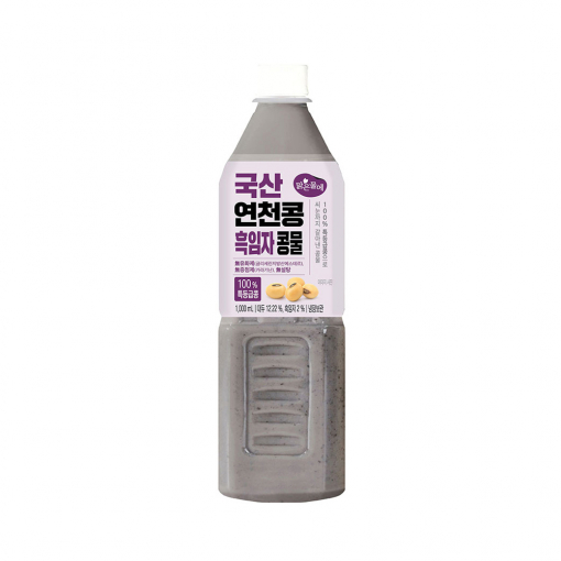맑은물에 100% 특등급콩 국산 연천콩 흑임자콩물 1000ml