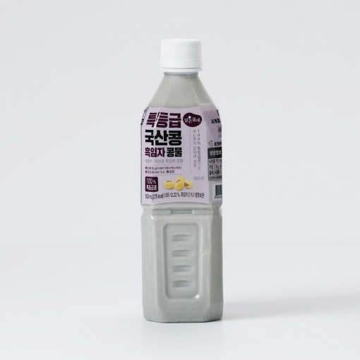 맑은물에 특등급 국산콩 흑임자콩물 500ml