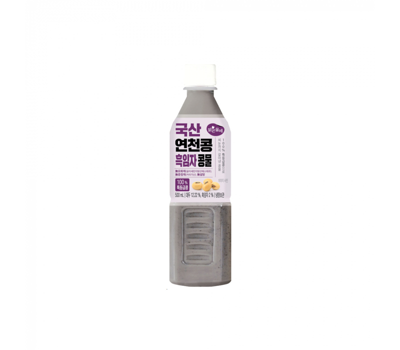 맑은물에 100% 특등급콩 국산 연천콩 흑임자콩물 500ml