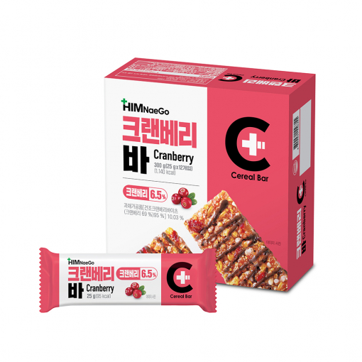 힘내고 크랜베리바 300g (25gx12개입)