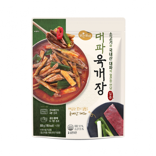 맑은물에 대파육개장 500g