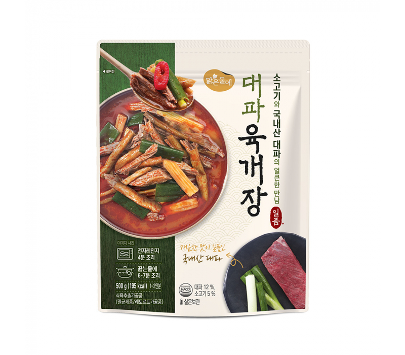 맑은물에 대파육개장 500g