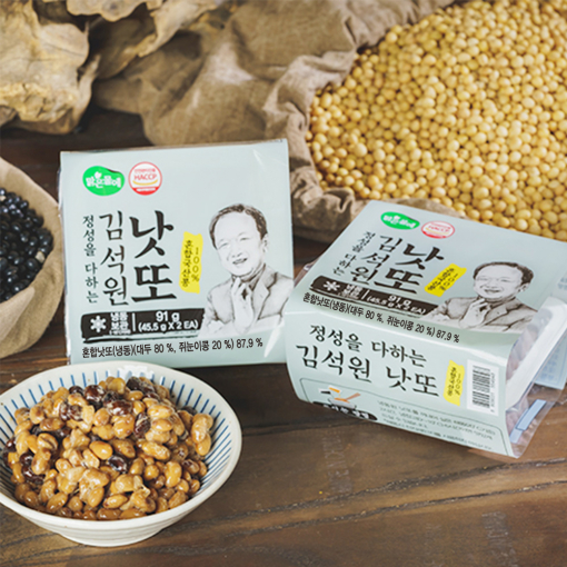맑은물에 국산콩 김석원 혼합 믹스낫또(냉동) 45.5gx42팩