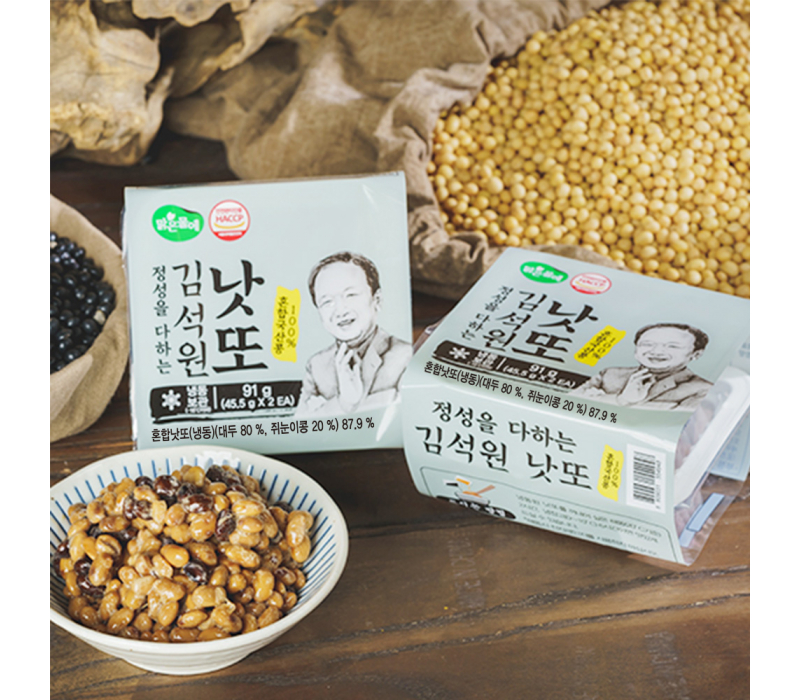 맑은물에 국산콩 김석원 혼합 믹스낫또(냉동) 45.5gx42팩