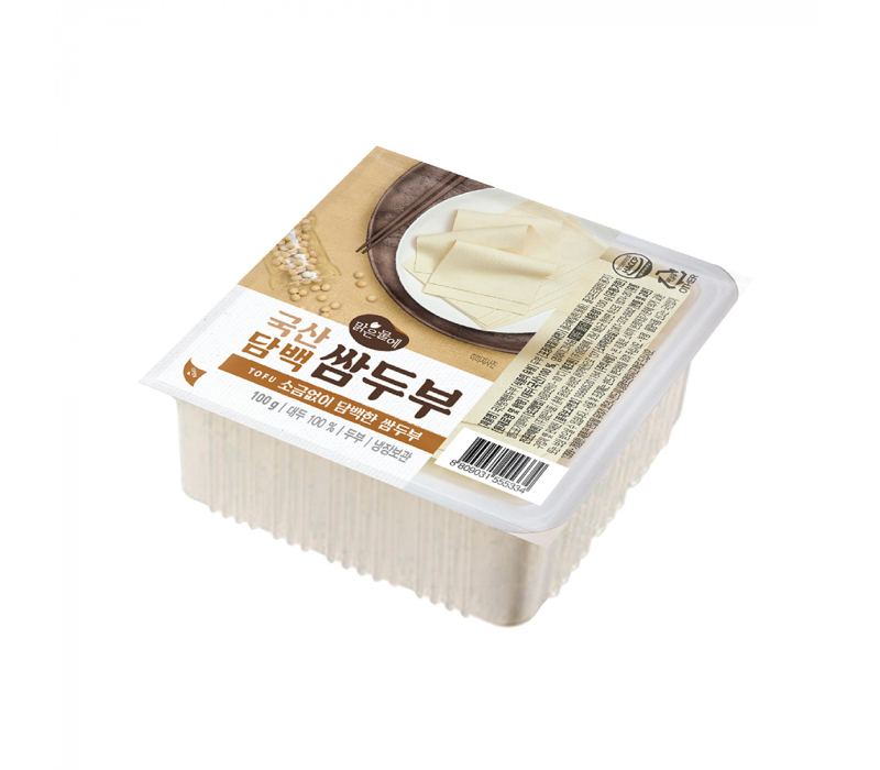 맑은물에 국산 담백 쌈두부 100g