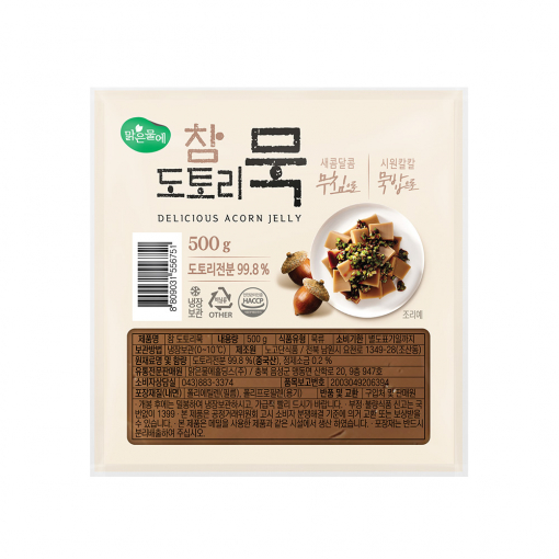 맑은물에 참 도토리묵 500g