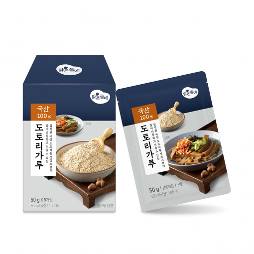 맑은물에 국산 도토리가루 250g(50gx5개입)