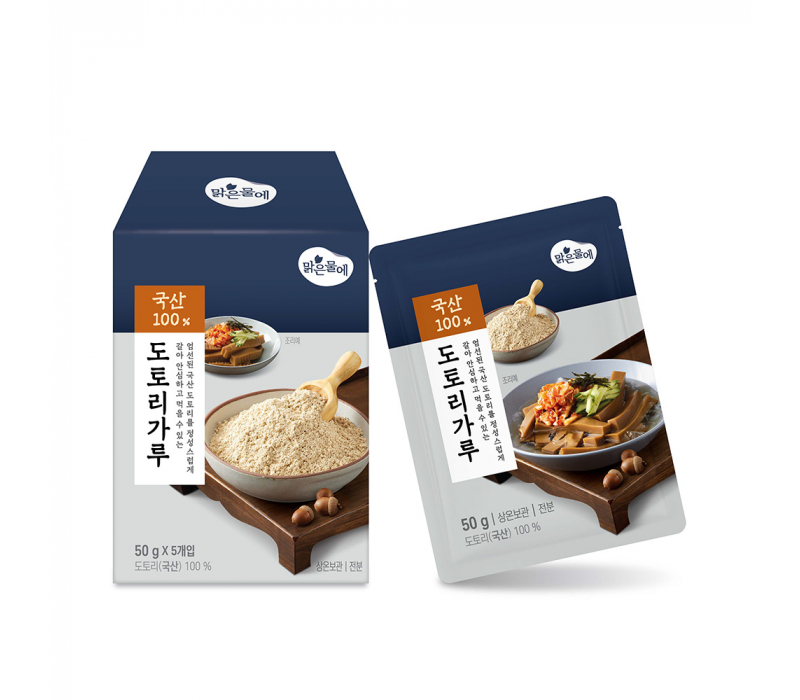 맑은물에 국산 도토리가루 250g(50gx5개입)