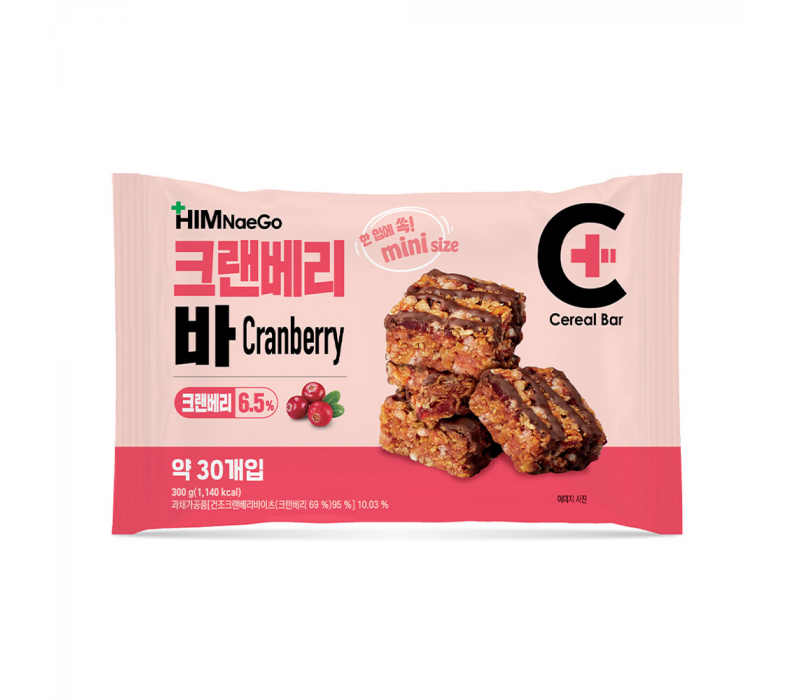 힘내고 크랜베리바 미니 300g