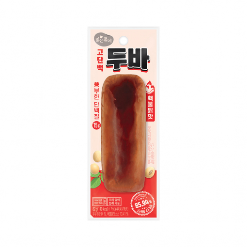 맑은물에 고단백 두바 핵불닭맛 82g