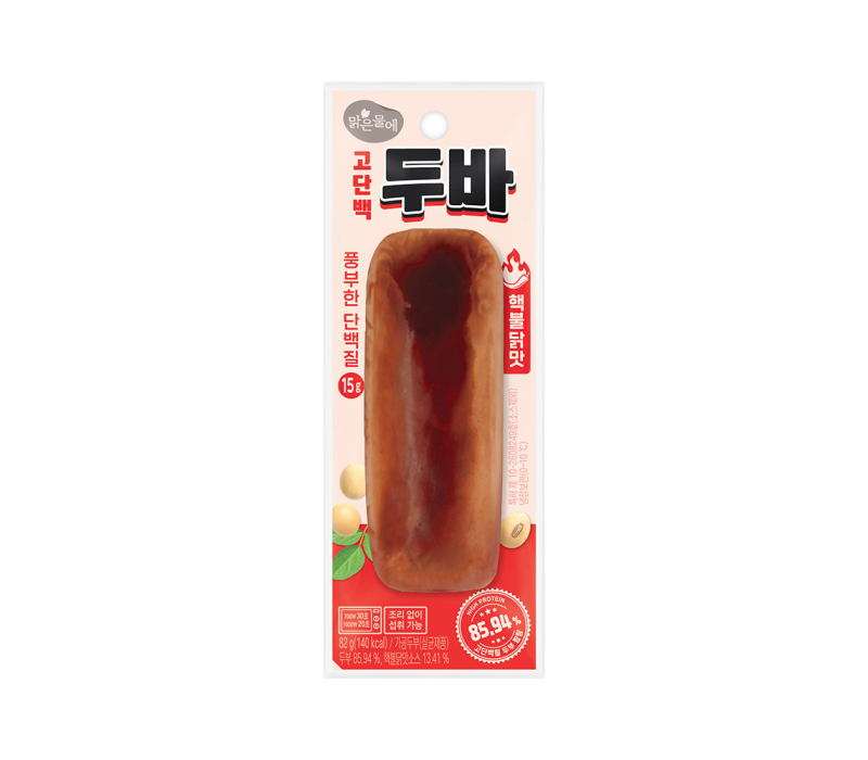 맑은물에 고단백 두바 핵불닭맛 82g