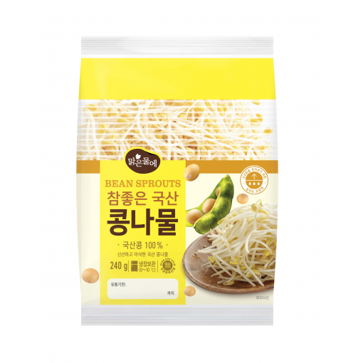 맑은물에 참좋은 무농약 국산 콩나물 240g