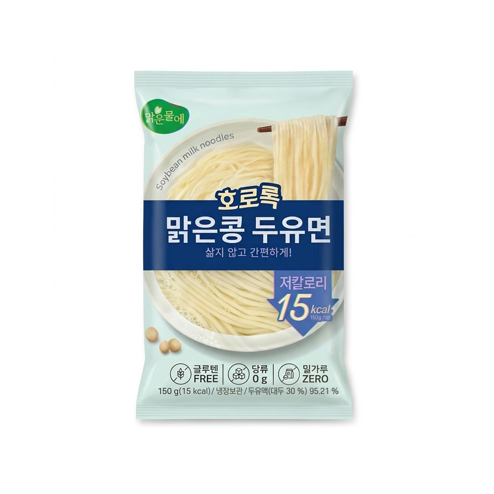 맑은물에 호로록 맑은콩 두유면 900g(150gx6개입)