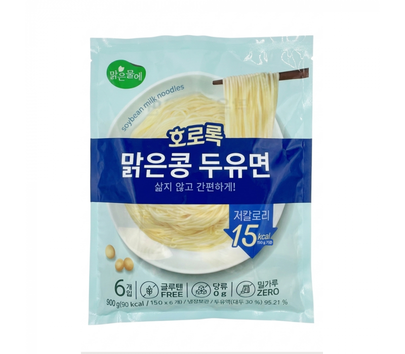 맑은물에 호로록 맑은콩 두유면 900g(150gx6개입)