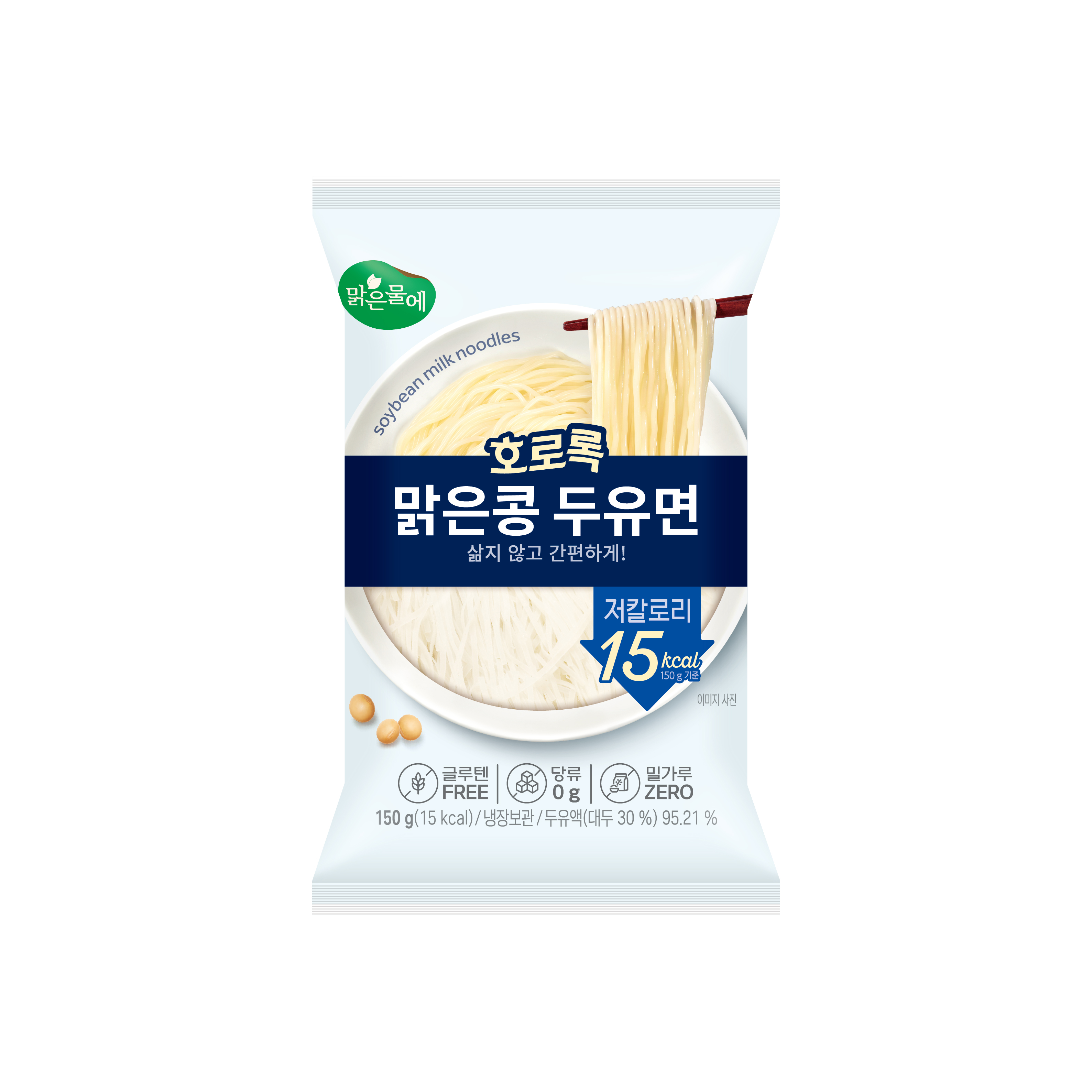 맑은물에 호로록 맑은콩 두유면 150g
